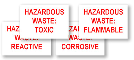 Oversize Waste Labels