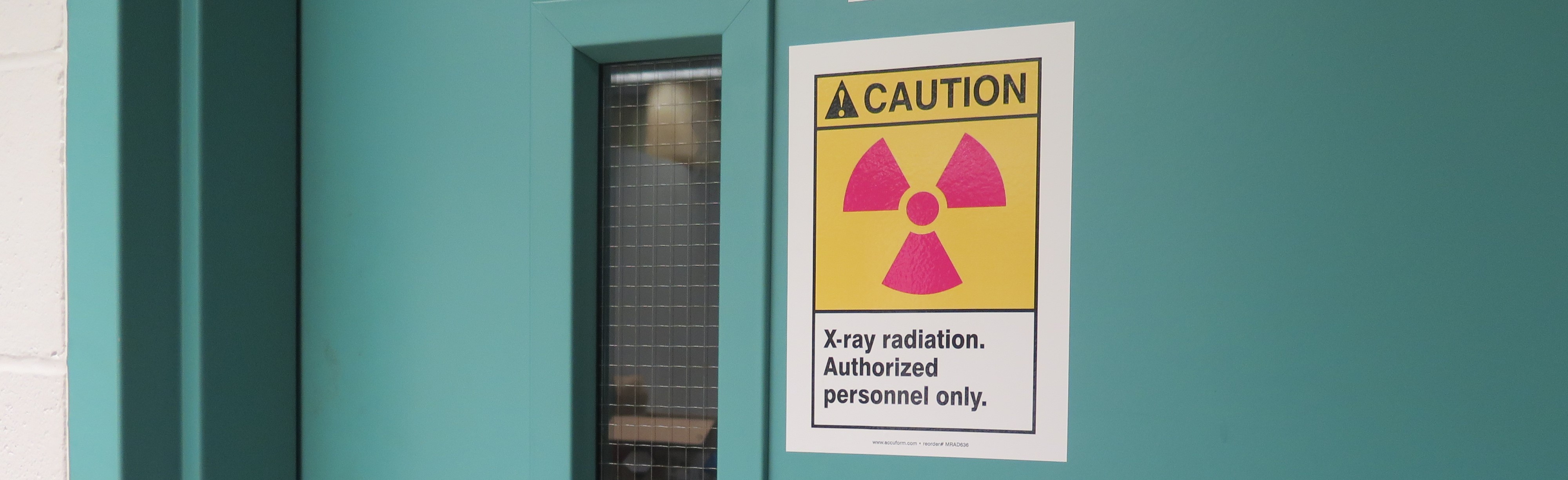 X-ray radiation caution sign